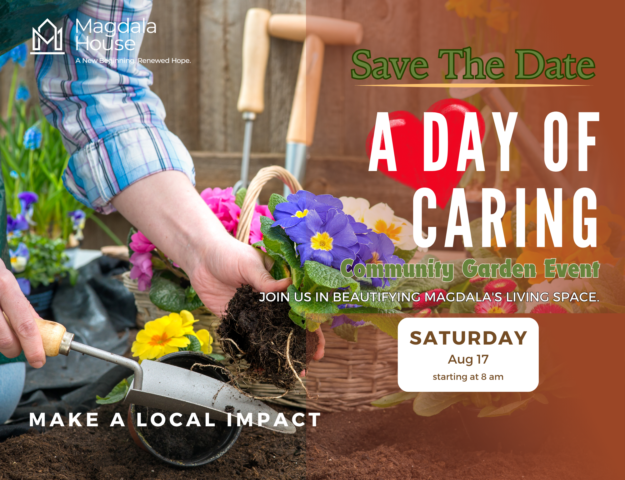 A Day of Caring, Community Garden